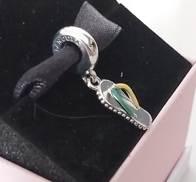 Authentic PANDORA Sterling Silver *Country Edition* Flip-flop Dangle  792197C01