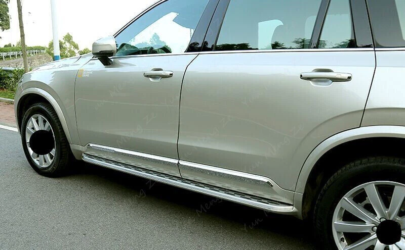 Chrome Car Side Door Body Molding Cover Trim 4pcs For Volvo XC90 2016-2023 2024 — 第 4/4 张图片