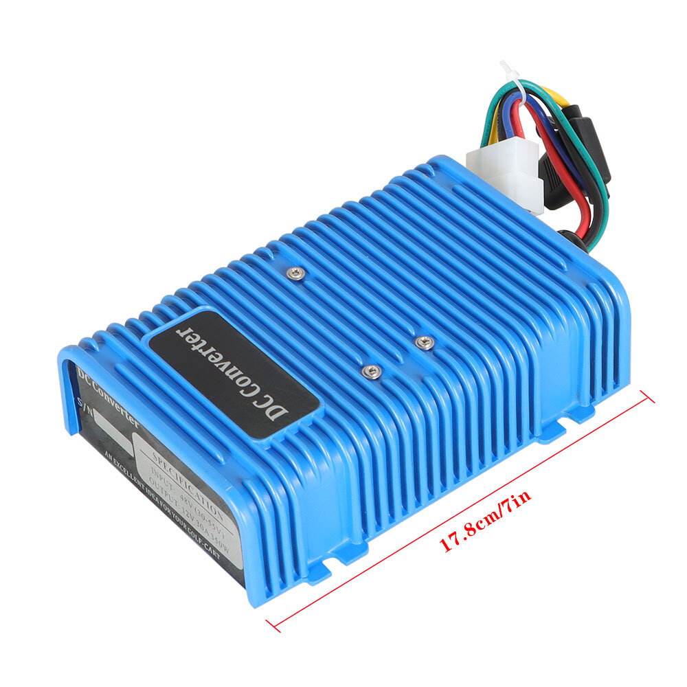 Voltage Reducer Converter 36/48V to 12V Fit For Club Car EZGO