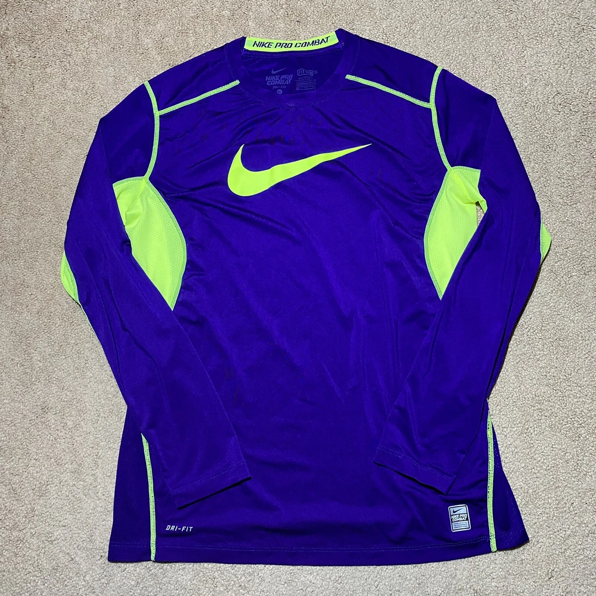 Nike pro combat long shop sleeve top