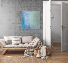 Original 30 x 30 Inch Abstract Painting, Contemporary Modern Painting, Fine Art