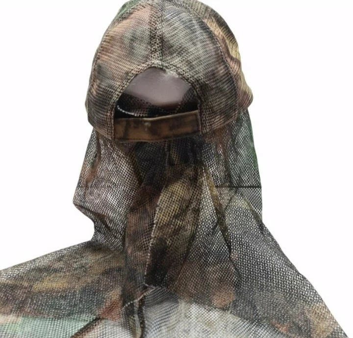 Gorra de Camuflaje de Aguas Blancas para Aire Libre con Tono de Camuflaje Ajustable Hecha en EE. UU. Usada 🔥 Foto 2 de 3