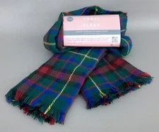 NWT Serra Multicolor Plaid Print Women's Oversized Blanket, Scarf ~ 81" x 41"