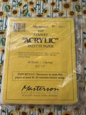 Mastersons Sta-wet Acrylic Palette Paper