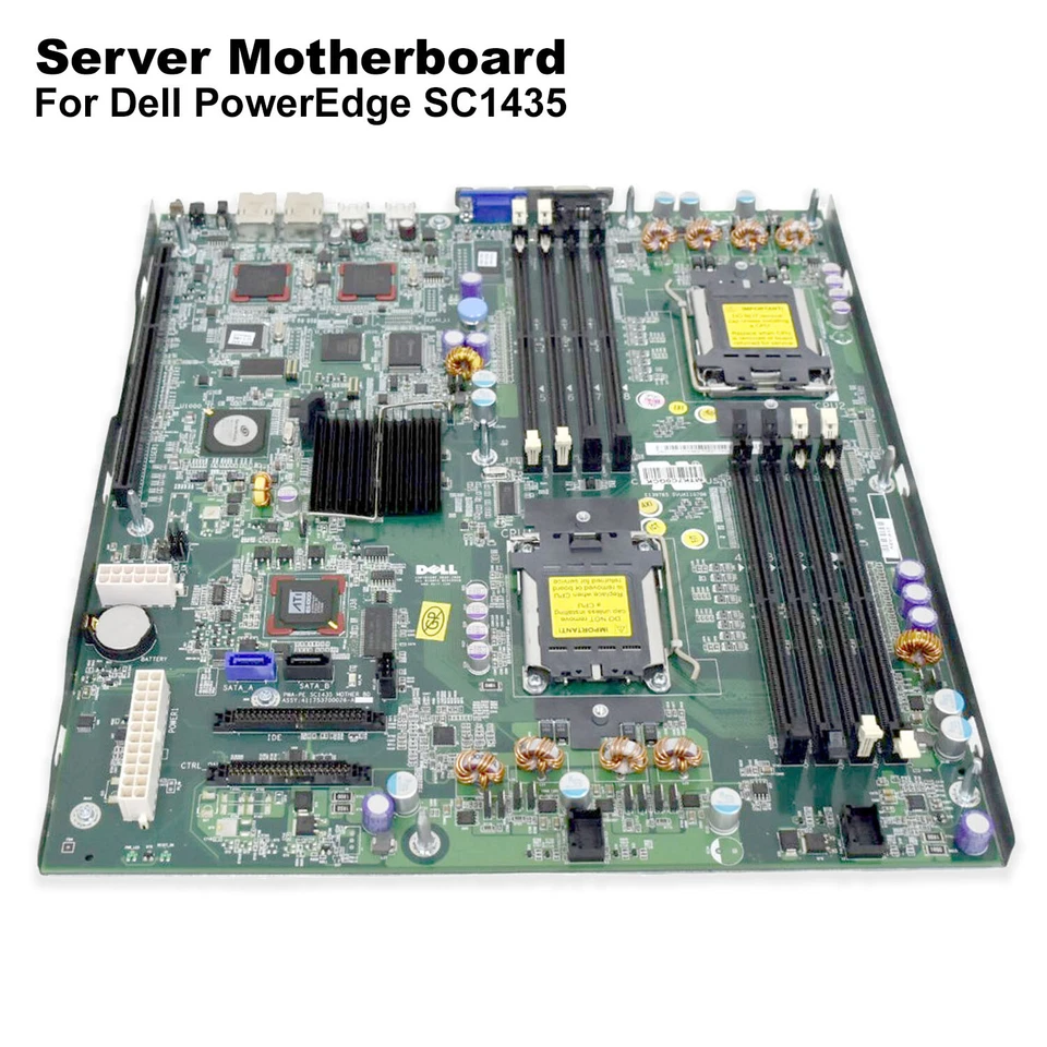 Dell OEM PowerEdge SC1435 Server Motherboard Dual Socket F DDR2 YK962 0YK962 - Image 2 of 4