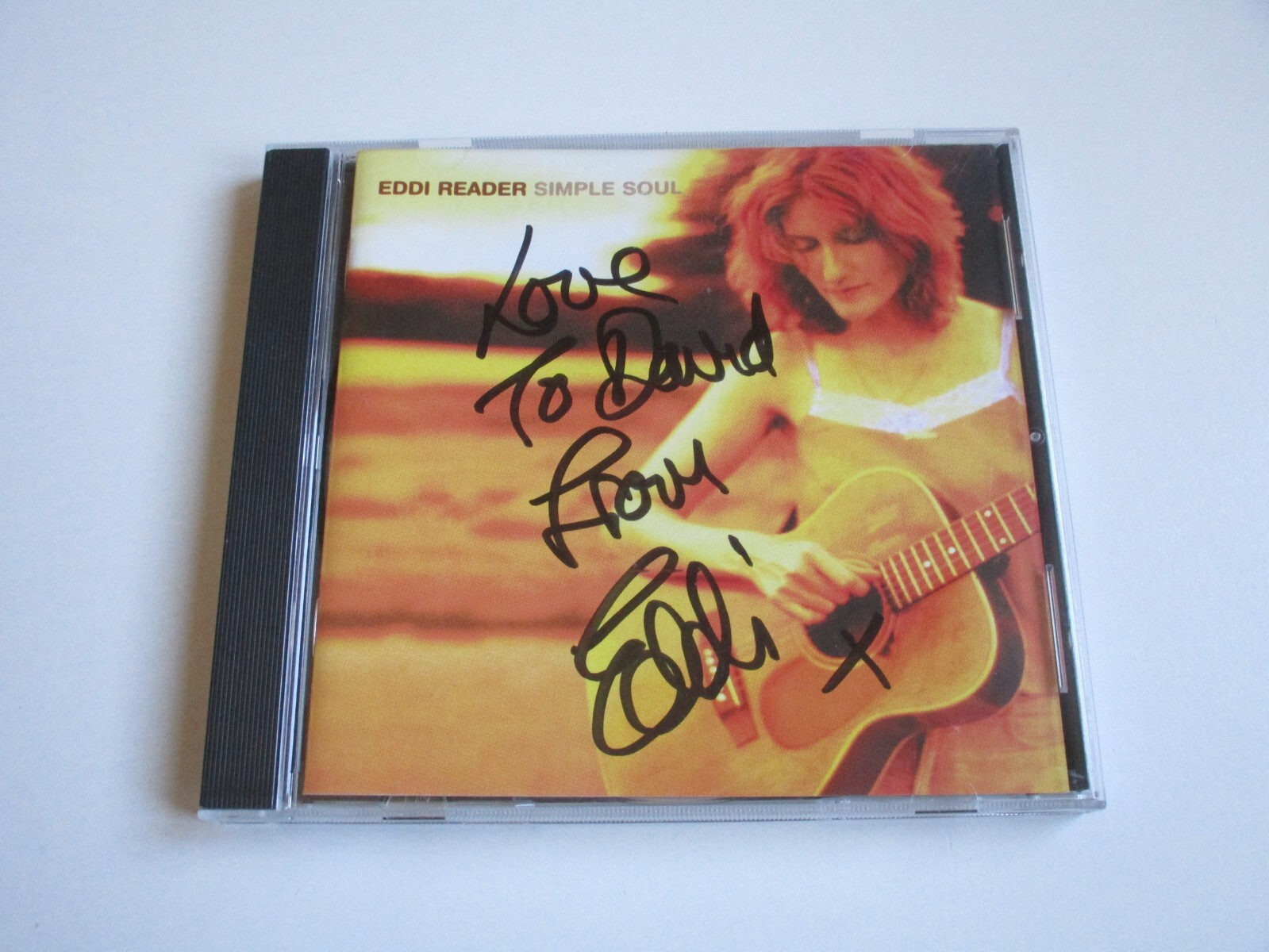 EDDI READER - RARE HAND SIGNED CD ALBUM - SIMPLE SOUL [2001] - AUTOGRAPHED
