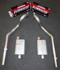 64-77 Chevrolet Chevelle 3" Mandrel Bent Exhaust - Flowmaster Original 40