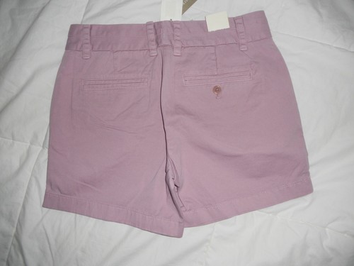 CORTO CHINO J CREW 5'' NUOVO CON ETICHETTE CUCITURE INTERNE TAGLIE 00, 0, 4, 6, 8, 10 - Foto 2 di 60