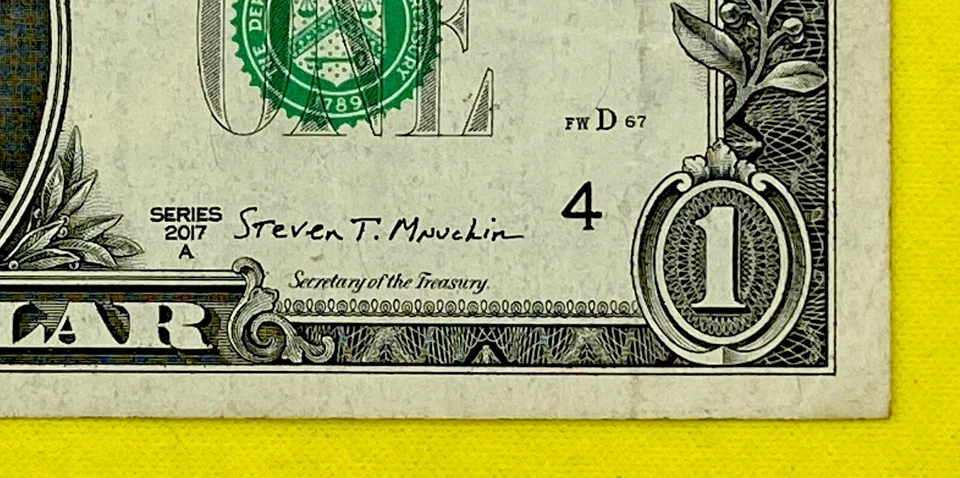 1991 NBA Champion Year Note Micheal JORDAN 2323 Fancy One Dollar Chicago Bulls - Image 4 of 4