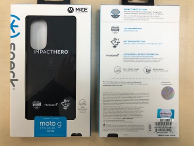 OEM Speck ImpactHero MicroBan Case for Moto G Stylus 5G (2022) - Black