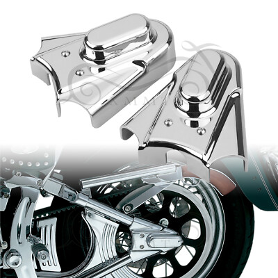 Motorcycle Chrome ABS Rear Swingarm Axle Covers For Harley Motorcycle Chrome ABS Rear Swingarm Axle Covers For Harley