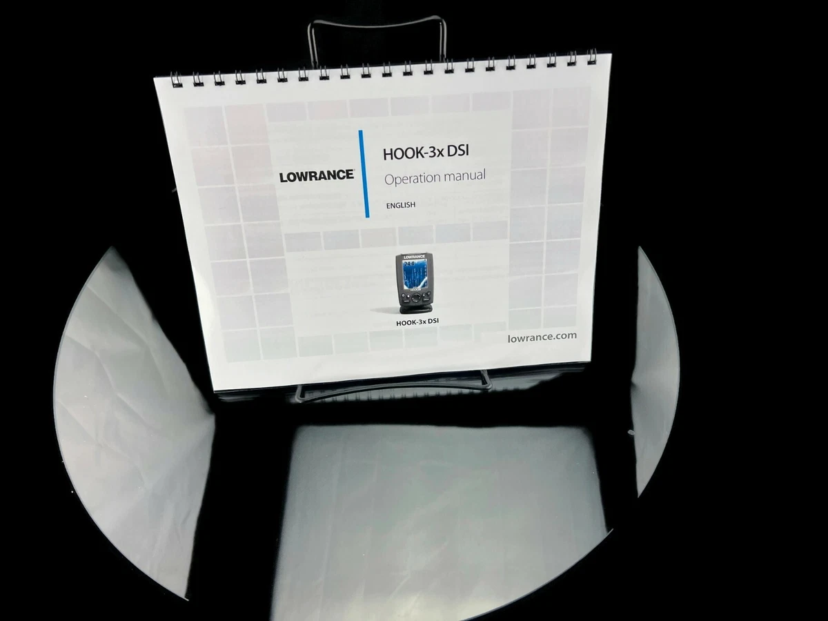 Lowrance HOOK-3x DSI Operators Manual User Guide Instructions | EBay