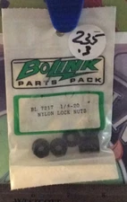 BoLink BL7217 {1/4 X 20 X 6pc}  Nylon Lock Nuts NewInPack USA Shipped