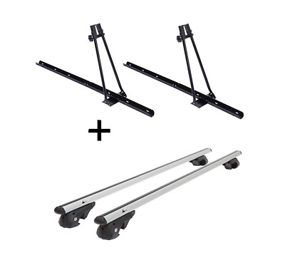 2x Fahrradträger ORION+Relingträger VDP004 XL für für Audi A6 Allroad 06-11