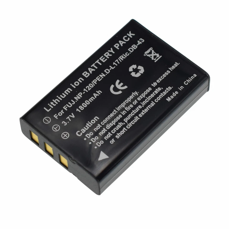 3.7V 1800mAH Li-ion Battery for Toshiba NP-120 PX1657 CAMILEO H30 CAMILEO X100 - Image 3 of 4
