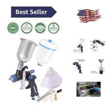 Composite Gravity Feed HVLP Spray Gun with Filtering Kit - Superior Finish