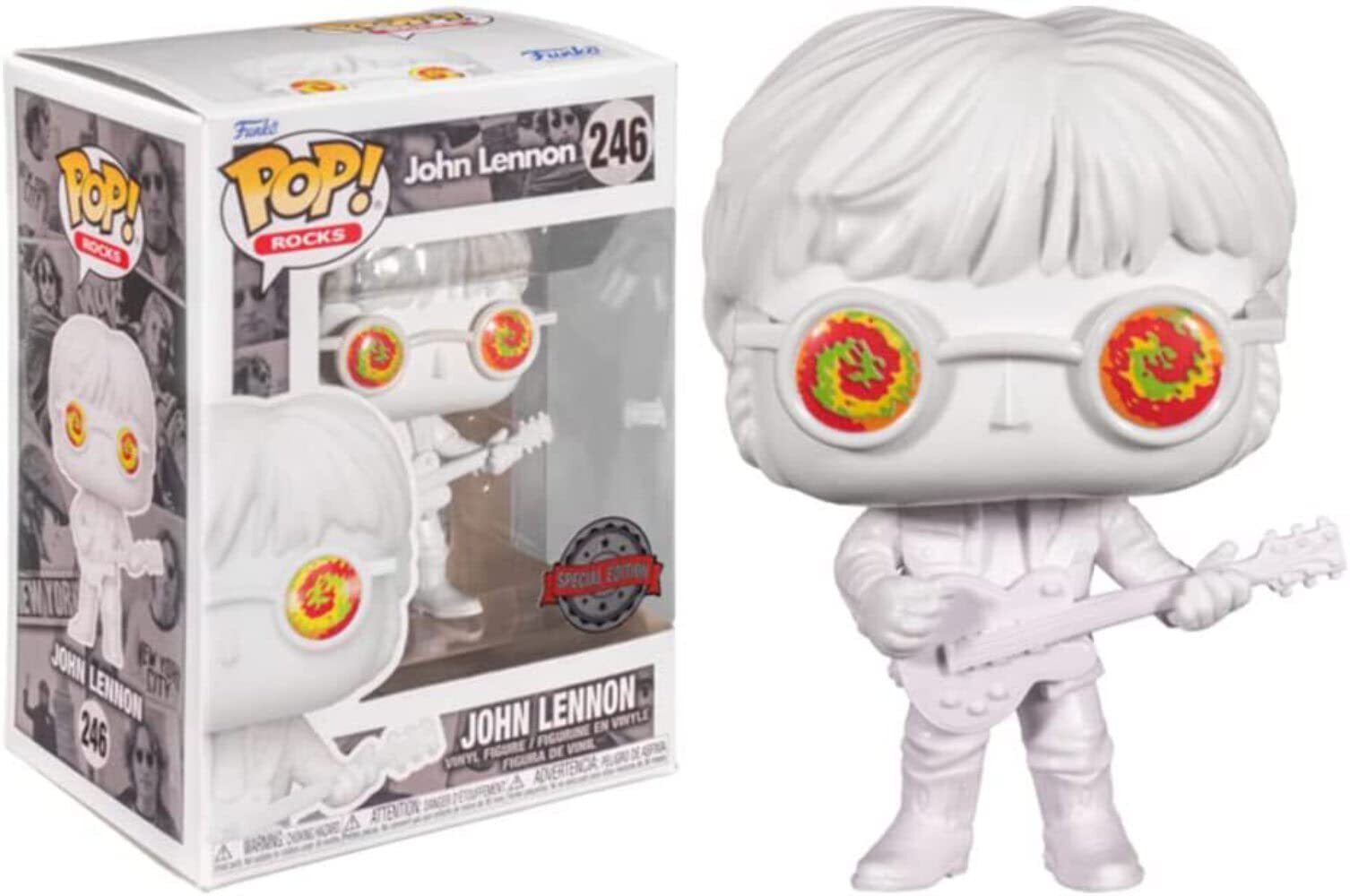Funko POP! Rocks: John Lennon With Psychedelic Shades - Collectable Vinyl Figure