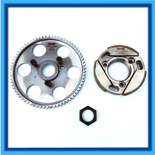 GO KART 2021 MODELO X30 BUJE DE EMBRAGUE Y ENGRANAJE DE ANILLO Y L.H. KIT TUERCAS IAME MODELO TARDÍO - Imagen 3 de 12