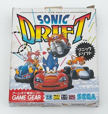 Sonic Drift GG Sega Game Gear Box From Japan