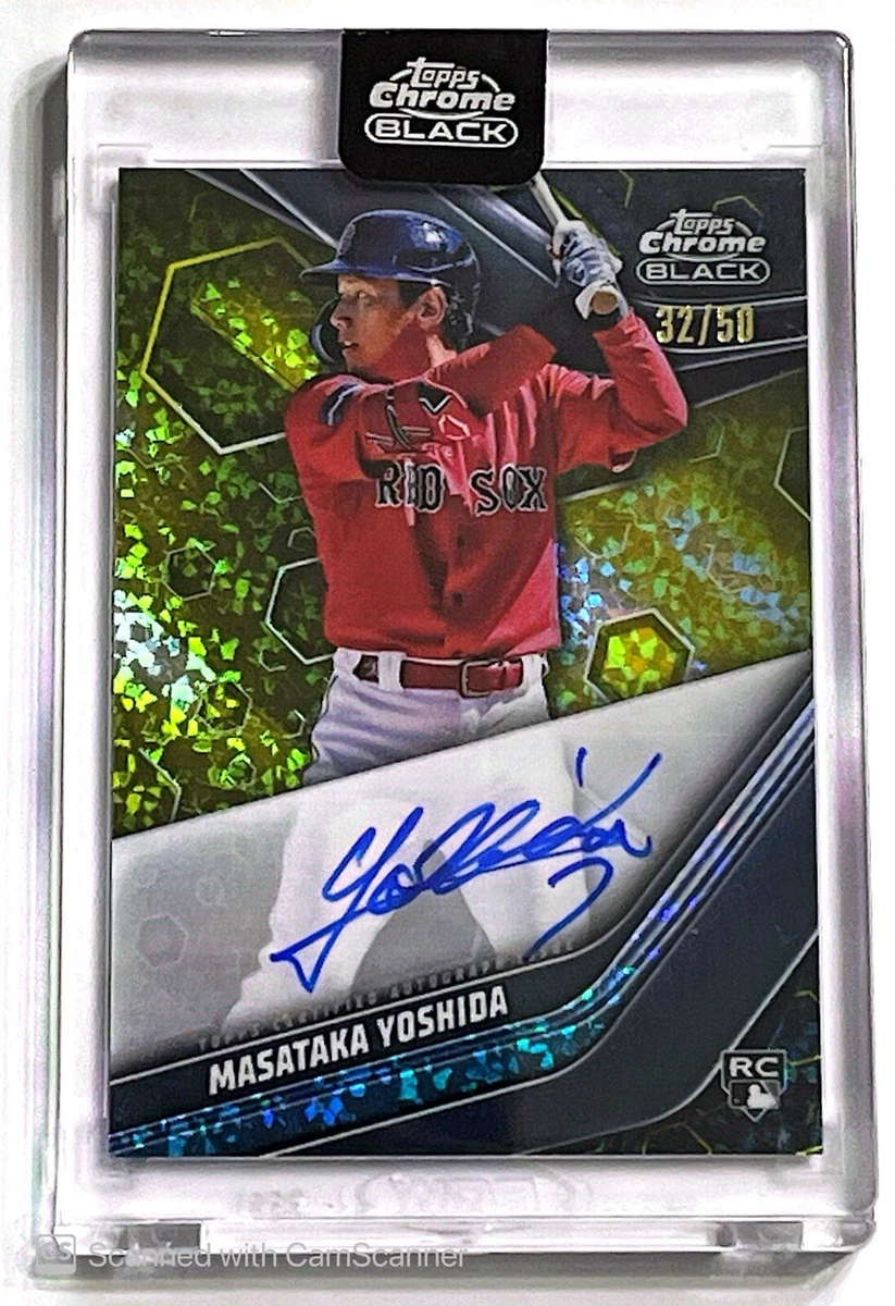 Topps chrome 吉田 RC auto 2023 Topps Chrome Black - Masataka Yoshida #CBA-MY for sale | eBay