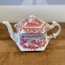 WOODS SEAFORTH Pink TEAPOT England