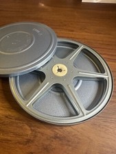 Korvette Camera Dept 8 mm Metal Case Movie Reel 7" Scherer EZ Grip - Made In USA