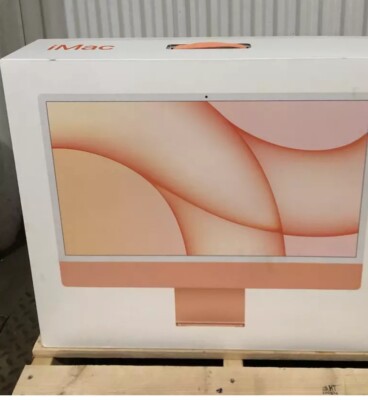 Apple iMac 24'' A2438 Orange BOX ONLY OEM Empty Box