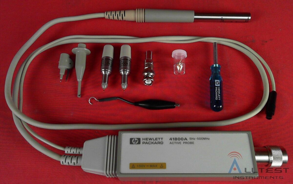 HP - Agilent - Keysight 41800A Active Probe, 5Hz to 500MHz HP - Agilent - Keysight 41800A Active Probe, 5Hz to 500MHz