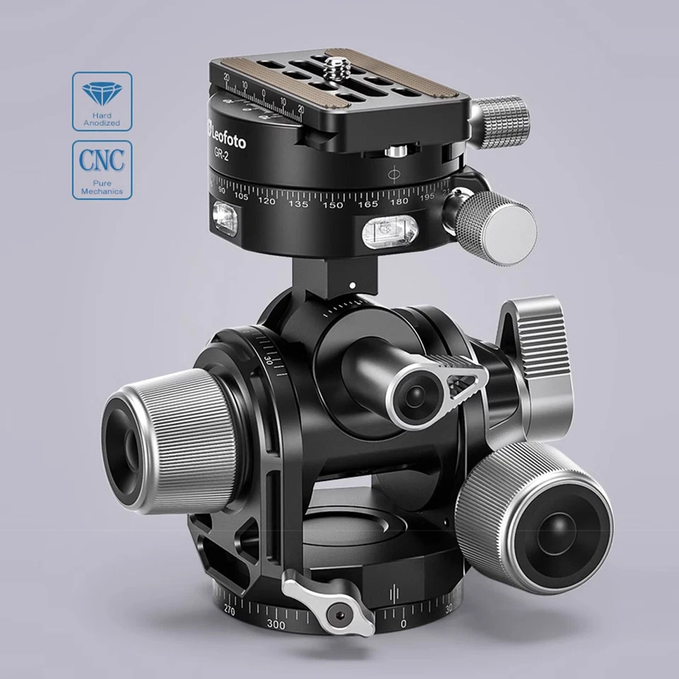 Leofoto G4PRO Geared Panorama Head with Plate Worldwide Shipping USA - Image 2 of 4