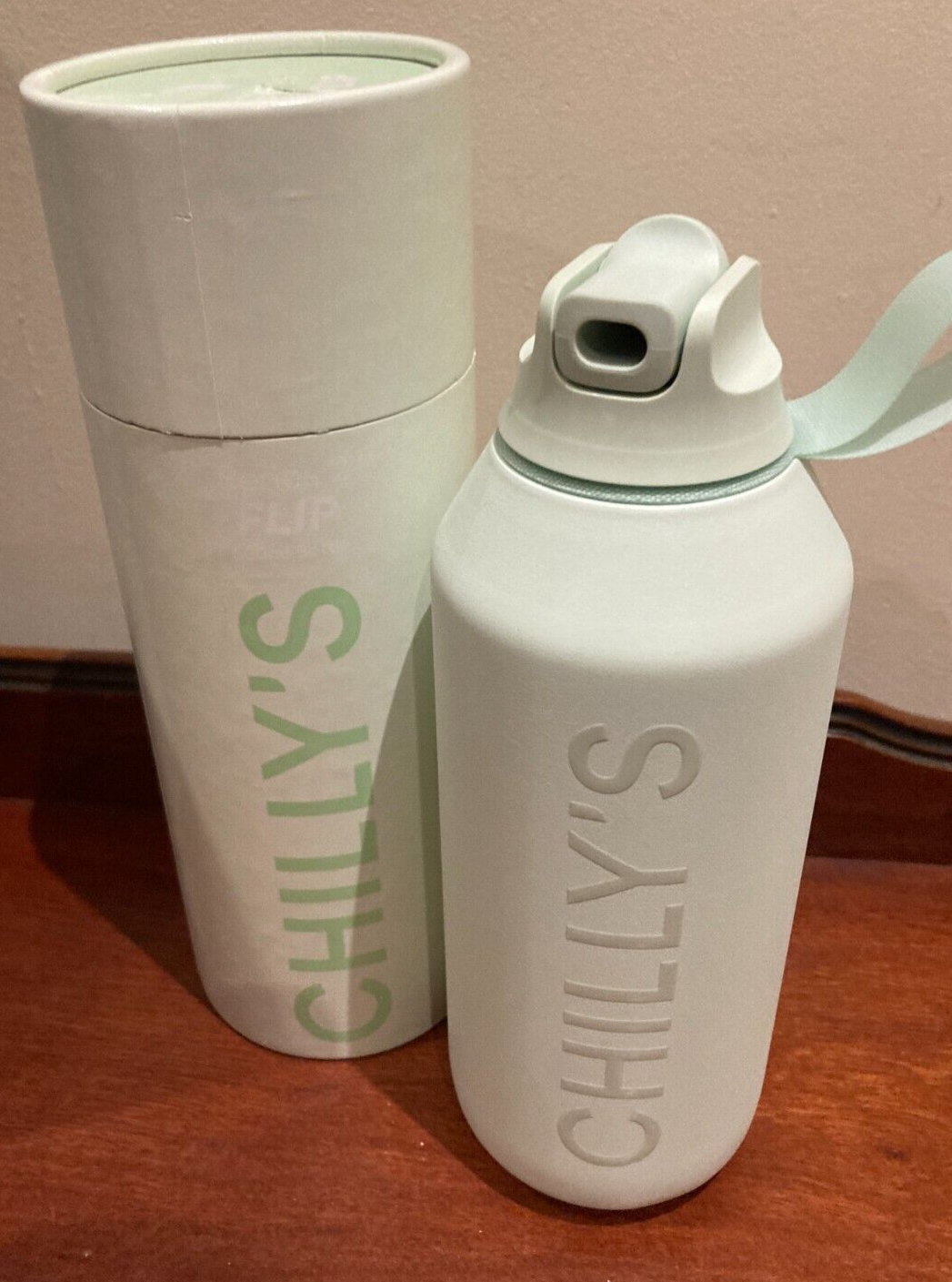 CHILLY'S S2 FLIP    BOTTLE 500ML LICHEN GREEN