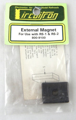 Imán externo para usar con RS-1 y RS-2 - Circuitron #800-9100 | Zustand: New
