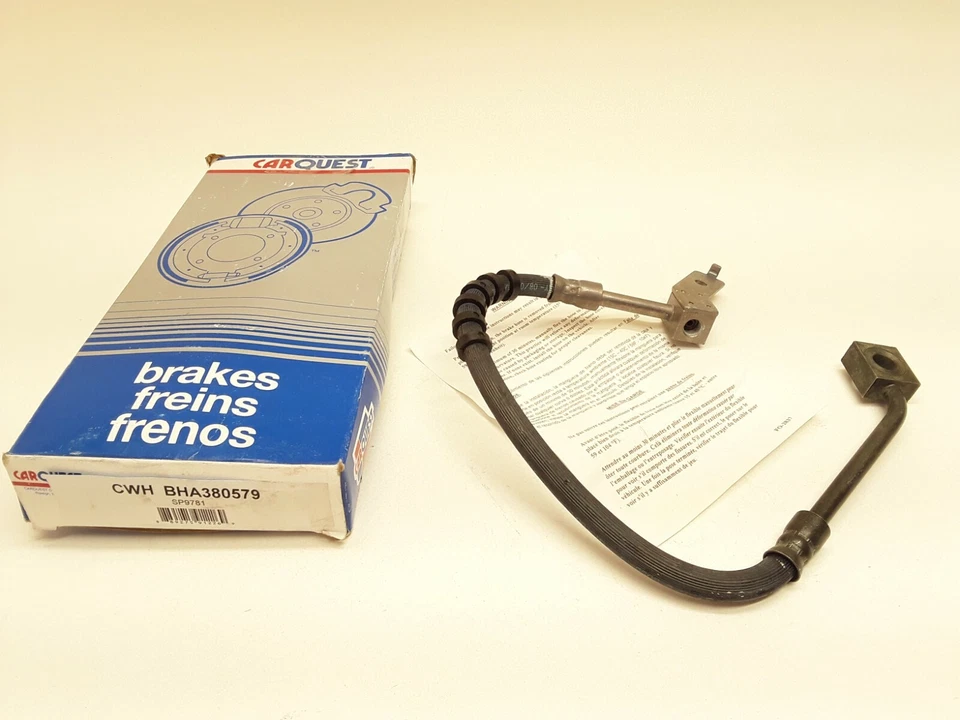 Manguera hidráulica de freno delantera izquierda CARQUEST BHA380579 se adapta a Chrysler Sebring 1996-00 Foto 2 de 3