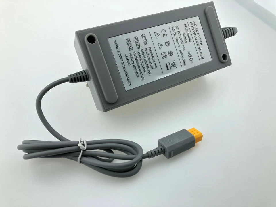 Cable cargador fuente de alimentación adaptador de CA para consola Nintendo Wii U WUP-002 Foto 4 de 4