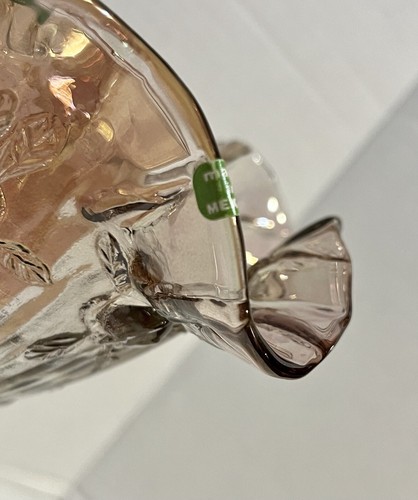 De Colección Soplado a Mano México Cristal Votivo Vidrio Iridiscente Productos INC 1987 3 Piezas - Imagen 16 de 19
