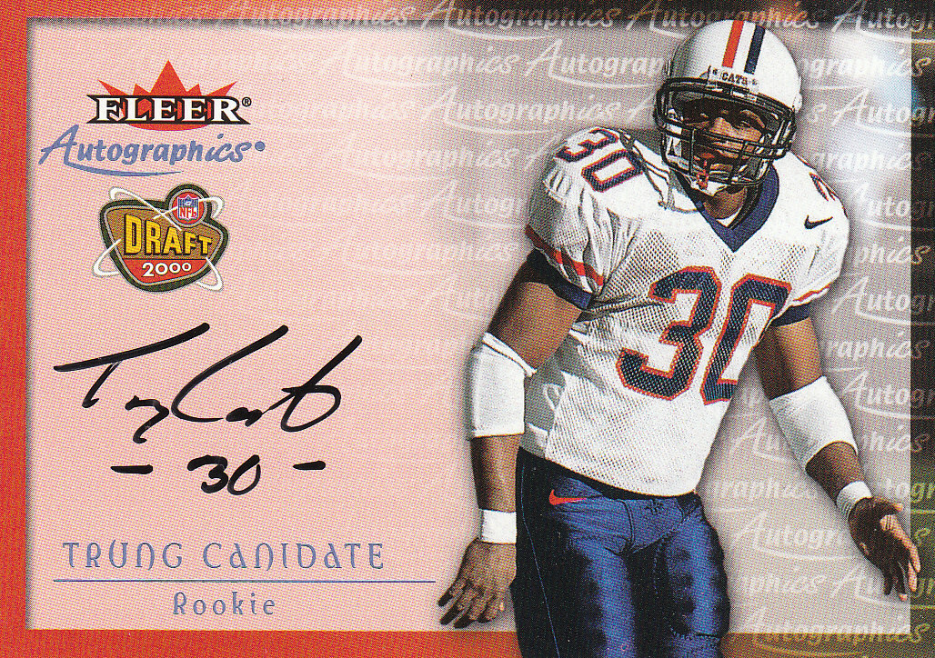 2000 Fleer Tradition Football "Insert and Parallel" Cards