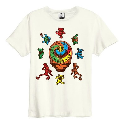 Amplified Unisex Adult We Are Everywhere Grateful Dead T-Shirt S Vintage White