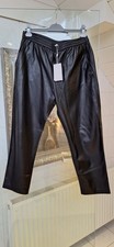 Boss Kunstlederhose Neu Gr.42 Schwarz