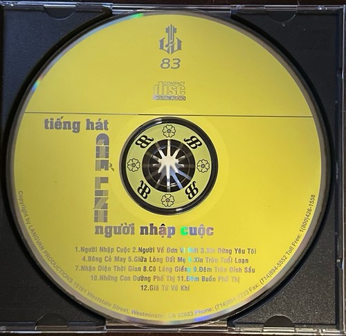 CHE LINH-NGUOI NHAP CUOC ~Vietnamese Music CD By Lang Van Productions CD83 - Foto 2 di 4