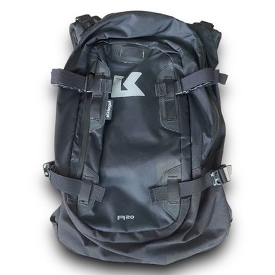 KRIEGA R20 MOTORCYCLE BACK PACK RIP-STOP CORDURA BLACK GOOD CONDITION