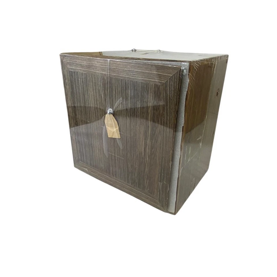 Japanese Vintage Chabako Tea Ceremony Box Burnt Kiri Wood Showa Era Storage - Image 2 of 4