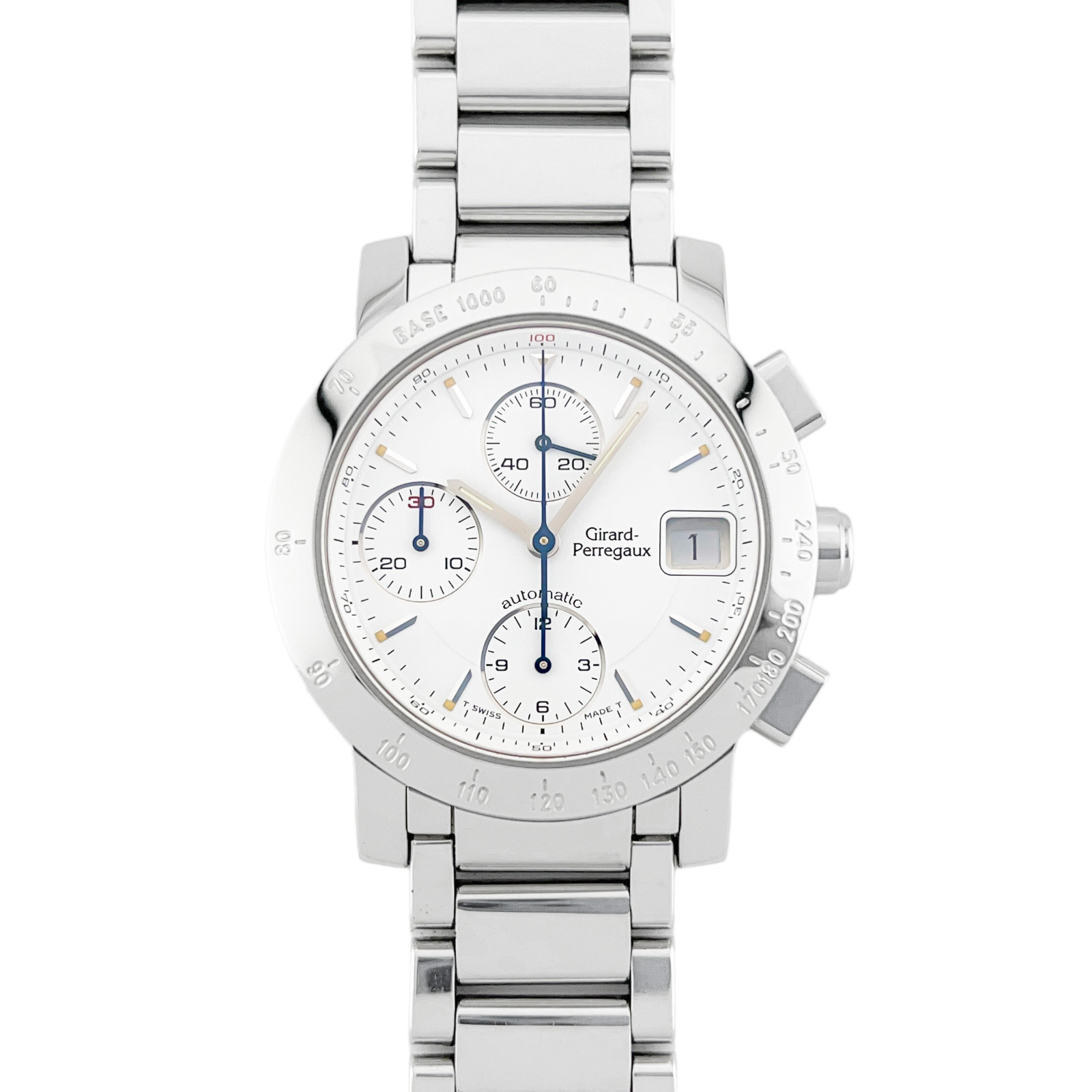 Girard-Perregaux automatic 36mm chronograph with original bracelet ref. 7500