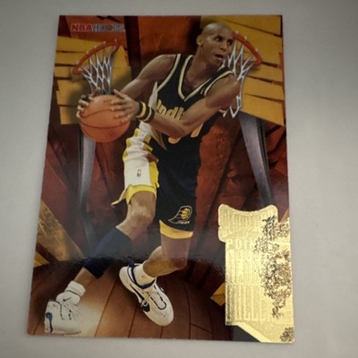 SkyBox NBA Hoops Reggie Miller Indiana Pacers 1996 Card #SL20 Points NBA
