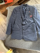 Chaps Suit Separates Jacket Men's Size 40R  Navy Blue Stretch