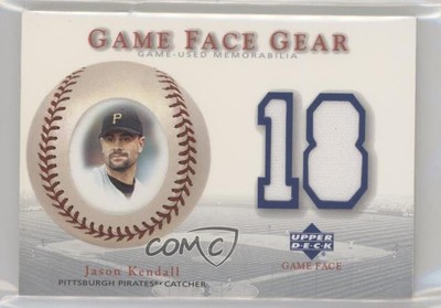 2003 Upper Deck Game Face Gear Jason Kendall #GG-JK 1t3