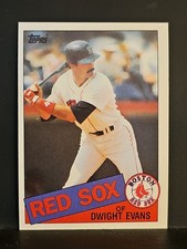 1985 Topps #580 Dwight Evans RED SOX