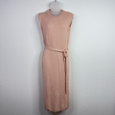 Callahan Anthropologie Sweater Dress Womens XS Knit Sleeveless Belted Minimalist
