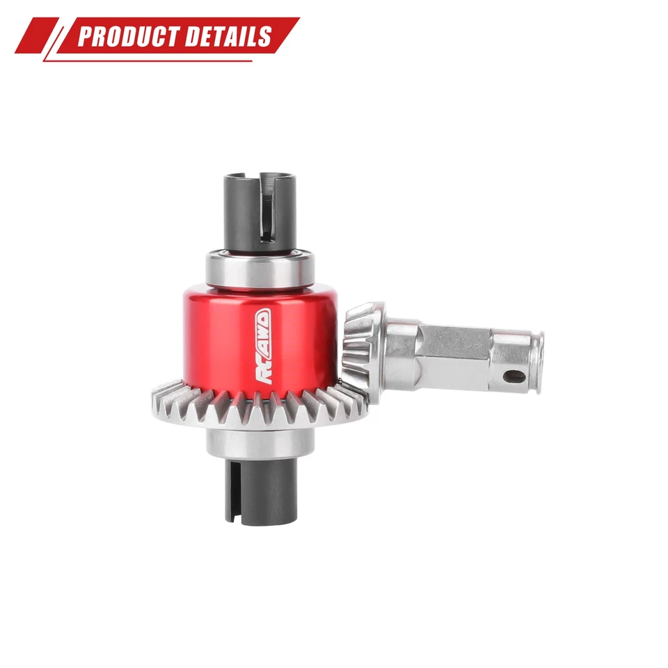 RCAWD Front Rear 30T Diff Assembly 12T Input Gear Set For ARRMA Grom LOSI Series - Image 4 of 4