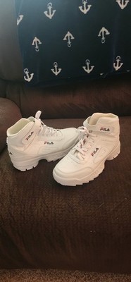 Fila High Top Tennis Shoes Size 10 Mens 11 Womens