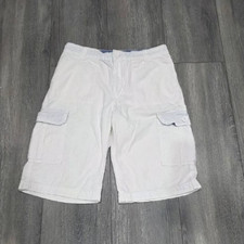 Levi's Cargo boys Shorts pockets Y2K White 16 REG A008329