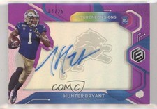 2020 Panini Elements Future Signs Purple 4/25 Hunter Bryant #FS-HB Auto 1u6